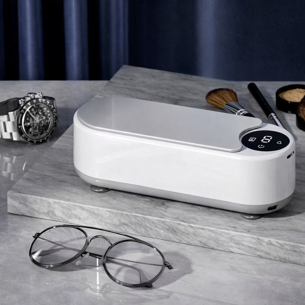 Ultrasonic Portable Jewelry and Glasses Cleaner for Eyeglasses Watches