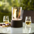 Tabletop Portable Ethanol Fireplace Indoor Smoke Free Flame Heater