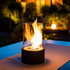 Tabletop Portable Ethanol Fireplace Indoor Smoke Free Flame Heater