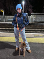 Hands Free Adjustable Dog Leash with Waist Belt Attachment