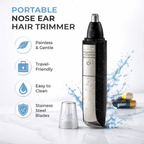 Electric Nose and Ear Hair Trimmer Portable Personal Grooming Tool