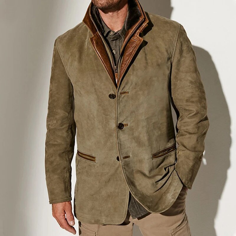 Men Vintage Leather Jacket