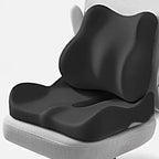 Memory Foam Seat Cushion with Lumbar Support for Office Chair