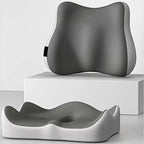 Memory Foam Seat Cushion with Lumbar Support for Office Chair