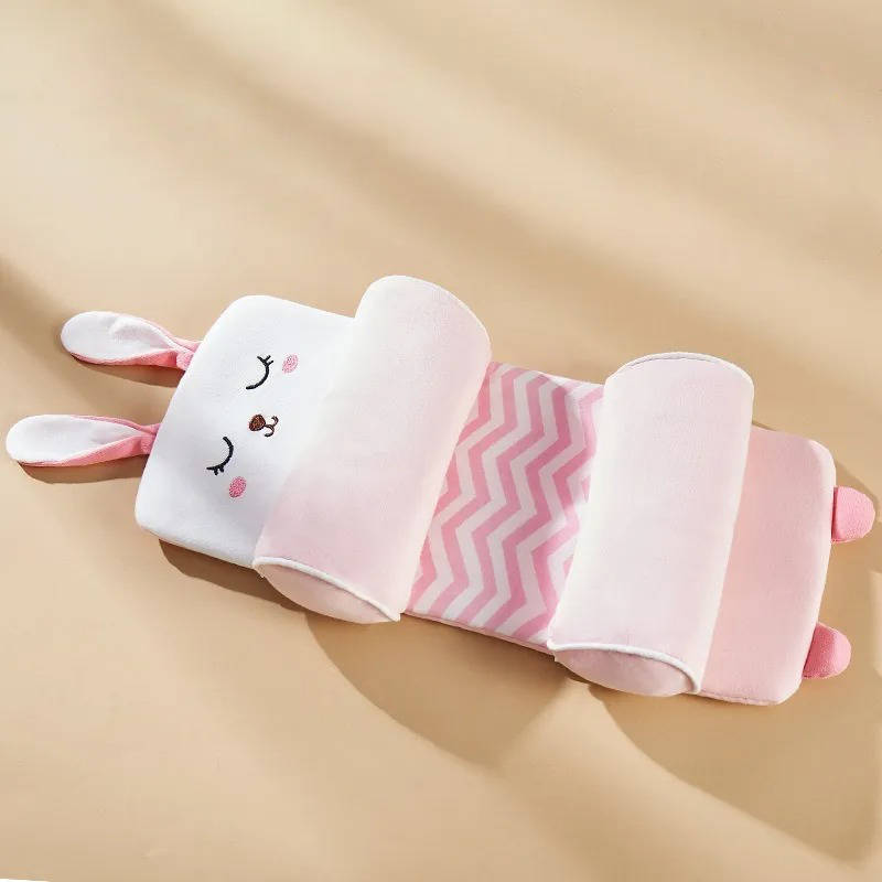 Adjustable Newborn Baby Head Support Pillow with Breathable Cover