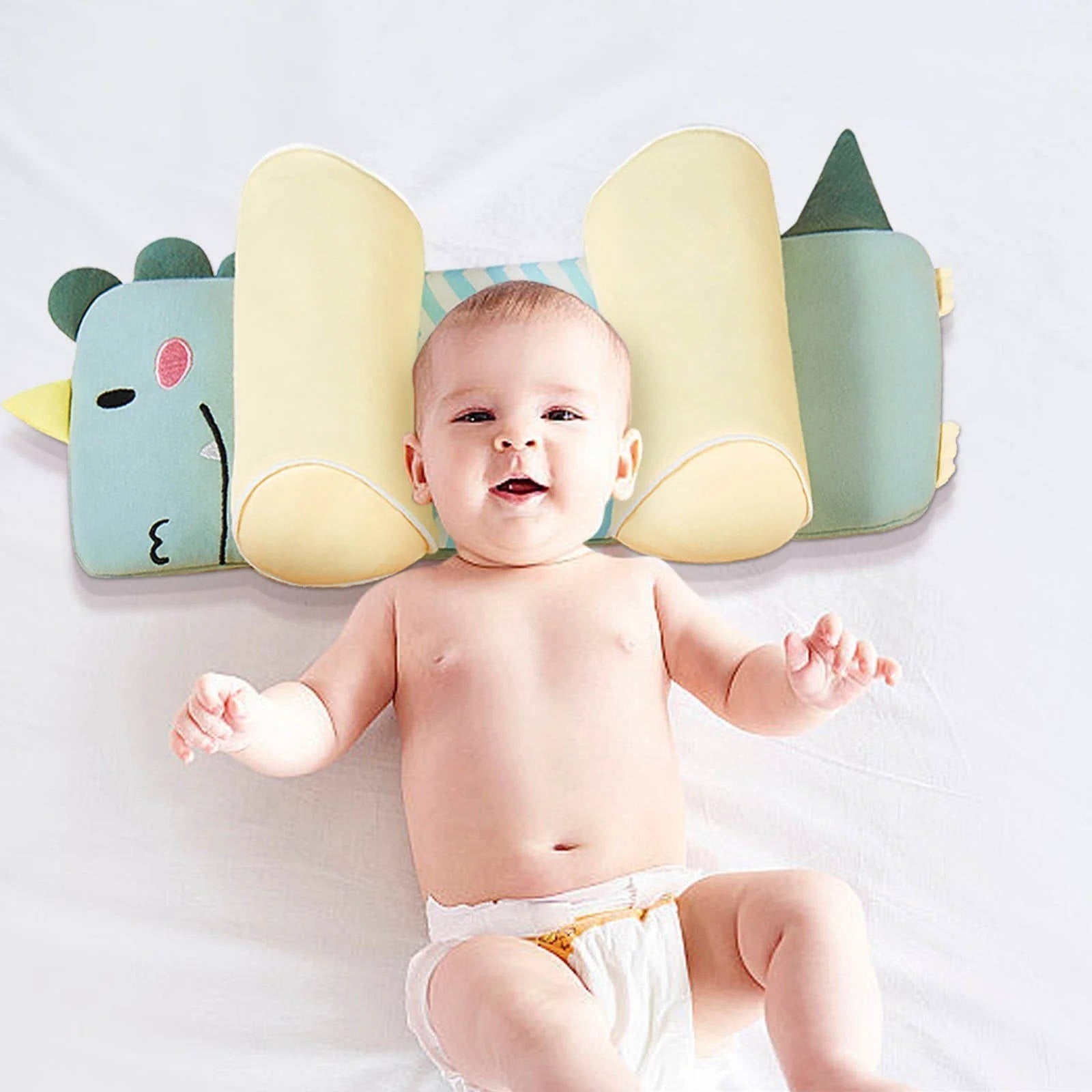 Adjustable Newborn Baby Head Support Pillow with Breathable Cover
