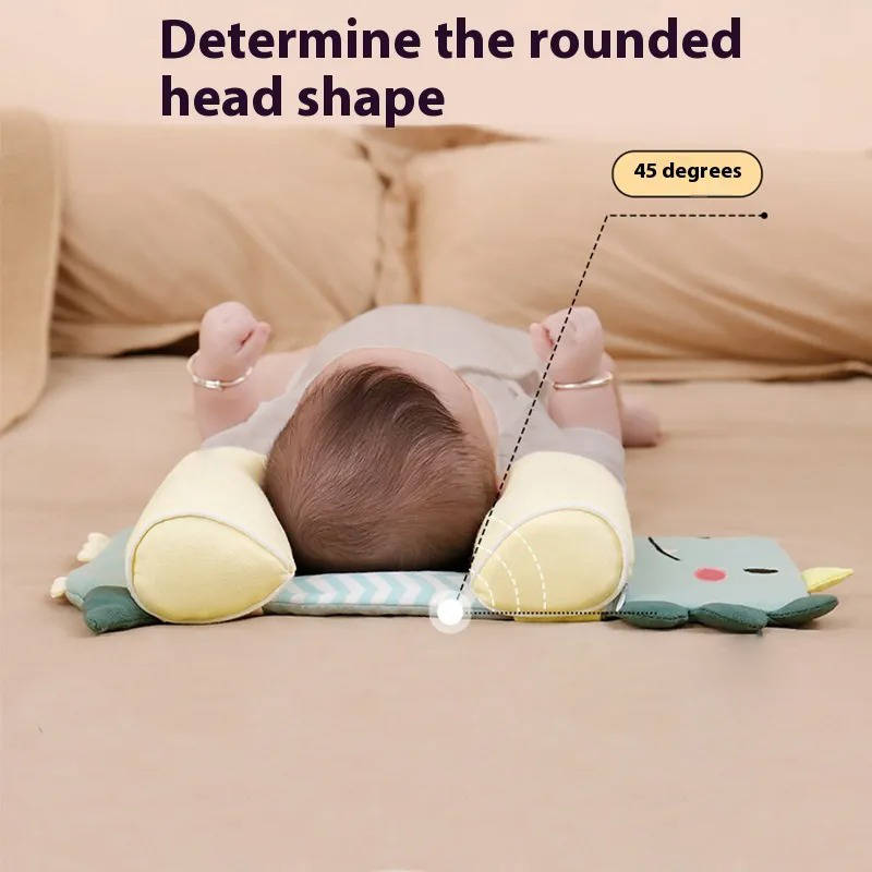Adjustable Newborn Baby Head Support Pillow with Breathable Cover