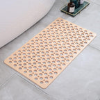 Rectangular Antislip Shower Mat with Antibacterial Protection