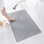 Antislip Rectangular Shower Mat with Antibacterial Protection