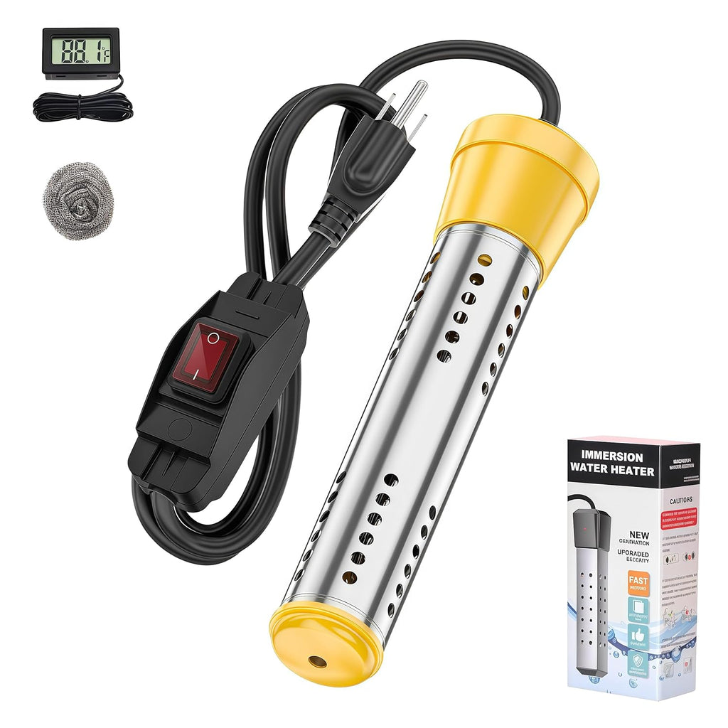 Electric Immersion Heater 2000W with Thermostat