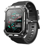 Circular Waterproof Smartwatch Fitness Tracker