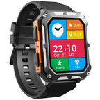 Circular Waterproof Smartwatch Fitness Tracker