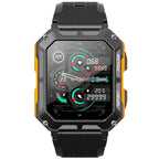 Circular Waterproof Smartwatch Fitness Tracker