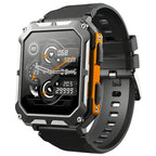 Circular Waterproof Smartwatch Fitness Tracker