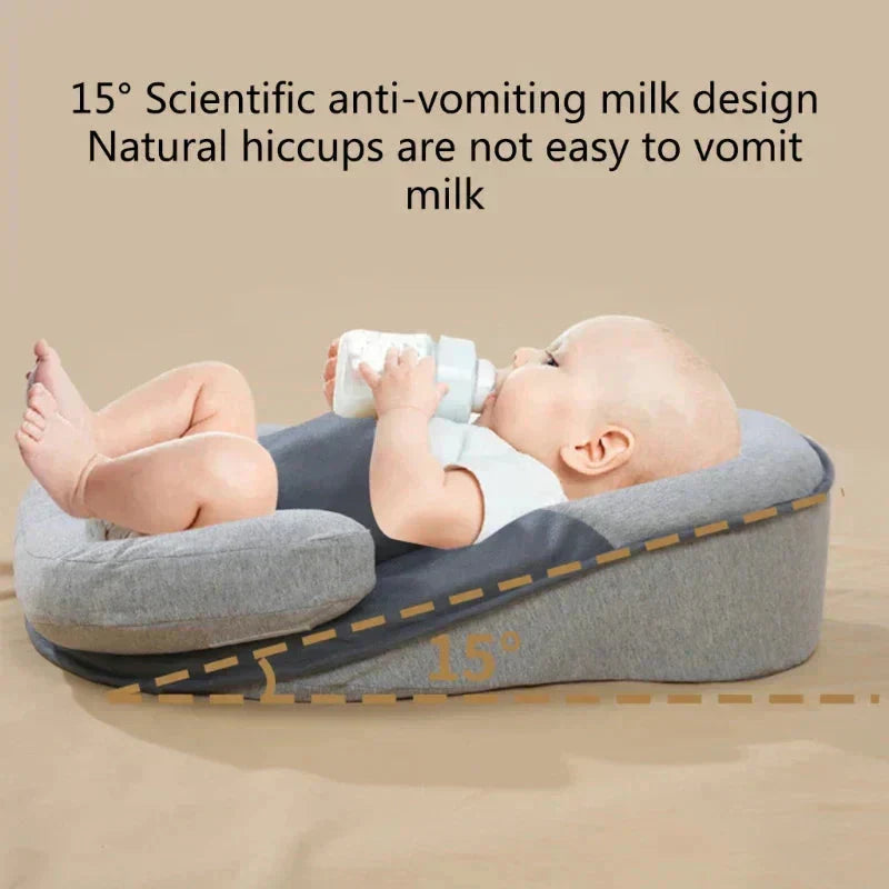 Infant Baby Nest Head Support Pillow Anti Spit Up Cushion