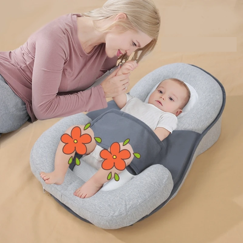 Infant Baby Nest Head Support Pillow Anti Spit Up Cushion