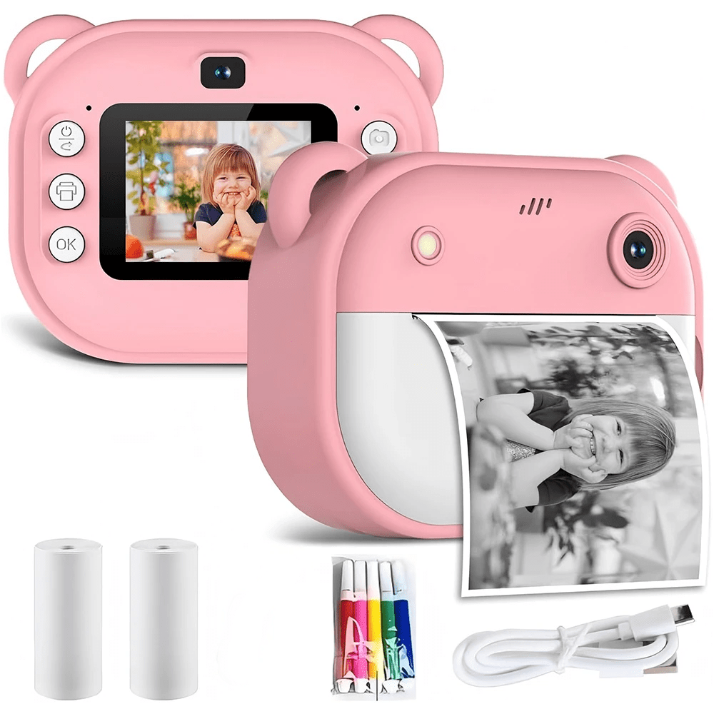 Portable Inkless Thermal Instant Photo Printer Camera