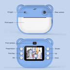 Portable Inkless Thermal Instant Photo Printer Camera