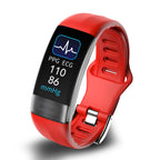 Blood Pressure Monitor EKG Heart Rate Tracker Bracelet Wristband