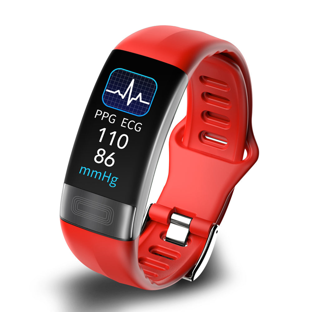 Blood Pressure Monitor EKG Heart Rate Tracker Bracelet Wristband