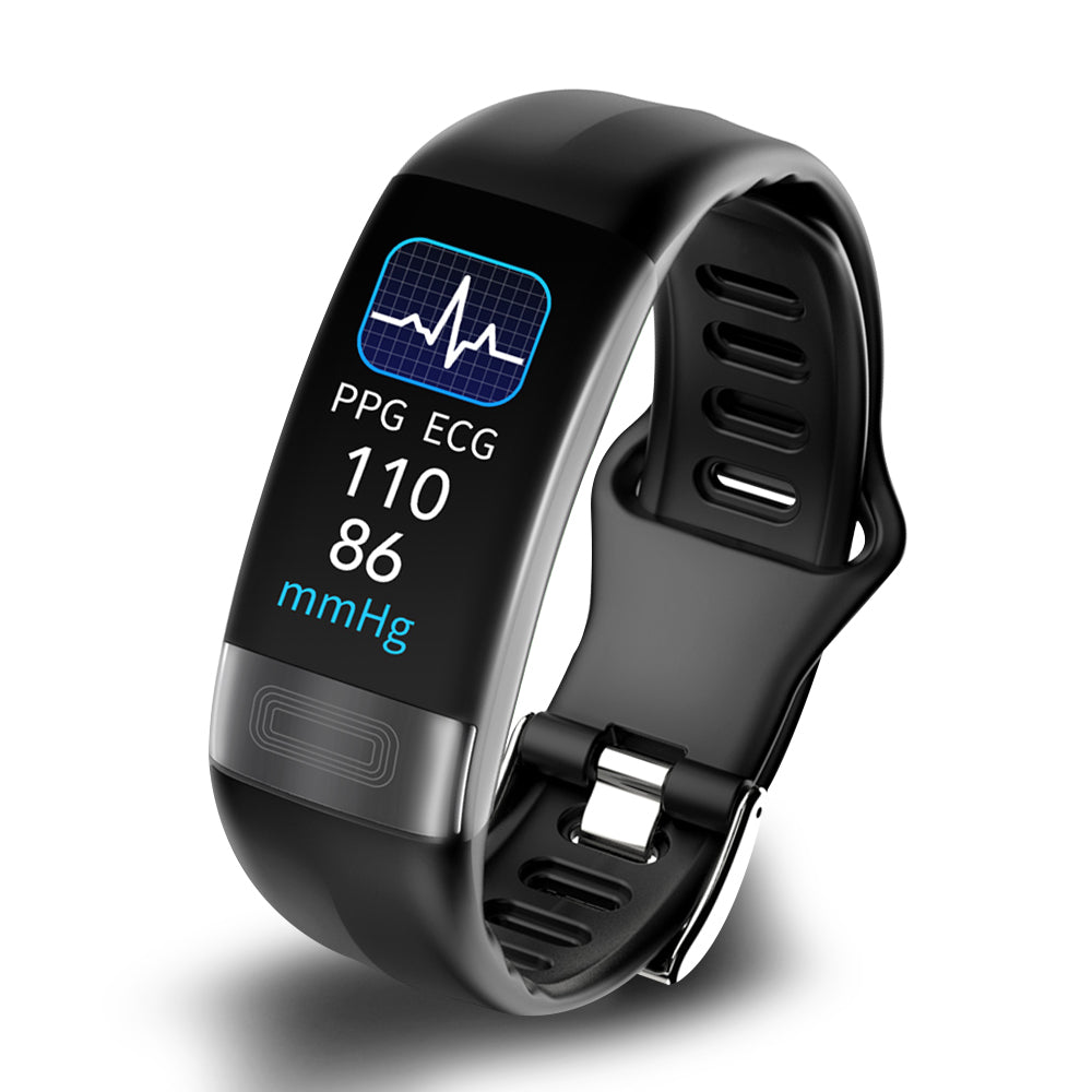Blood Pressure Monitor EKG Heart Rate Tracker Bracelet Wristband