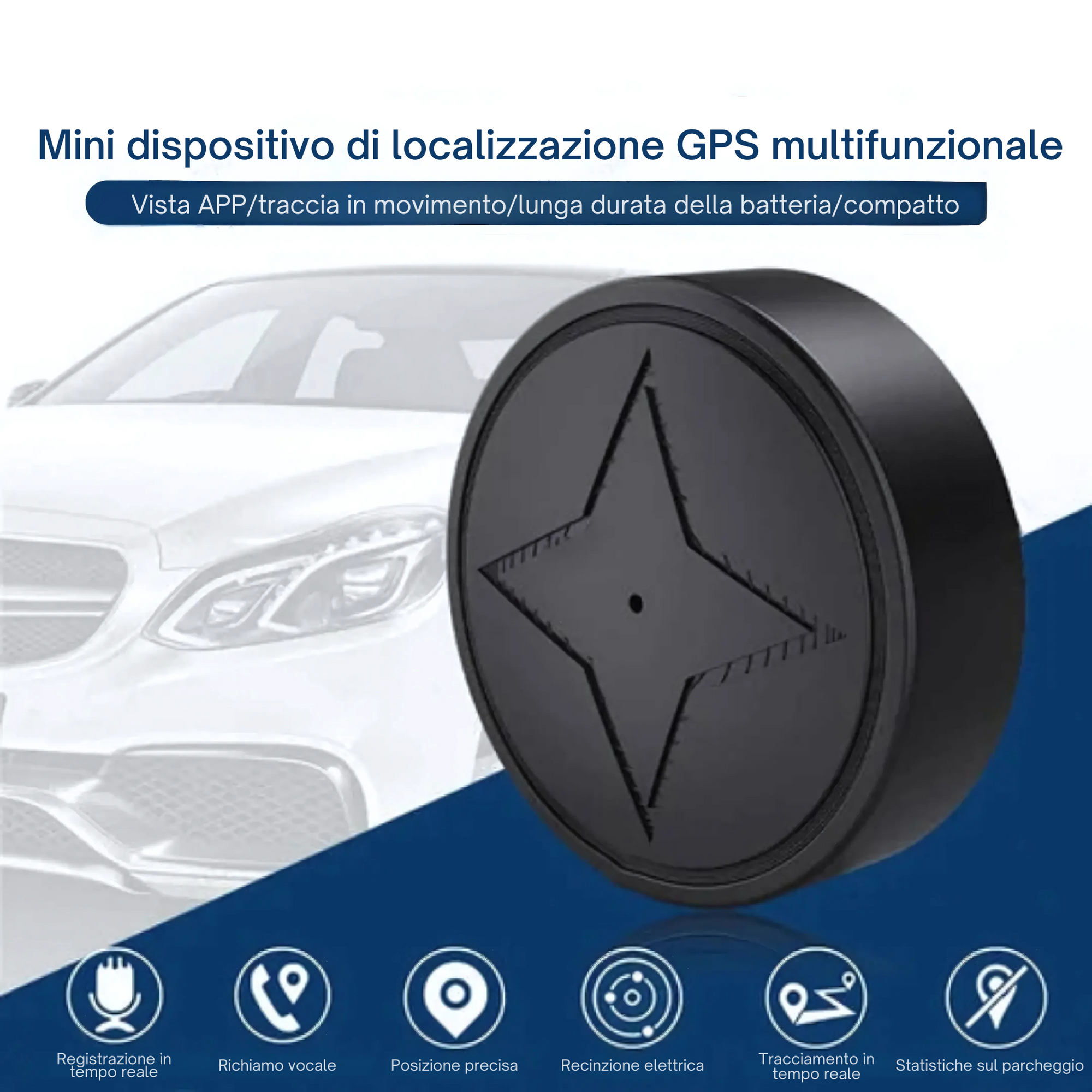 Wireless GPS Tracker with Magnetic Mount