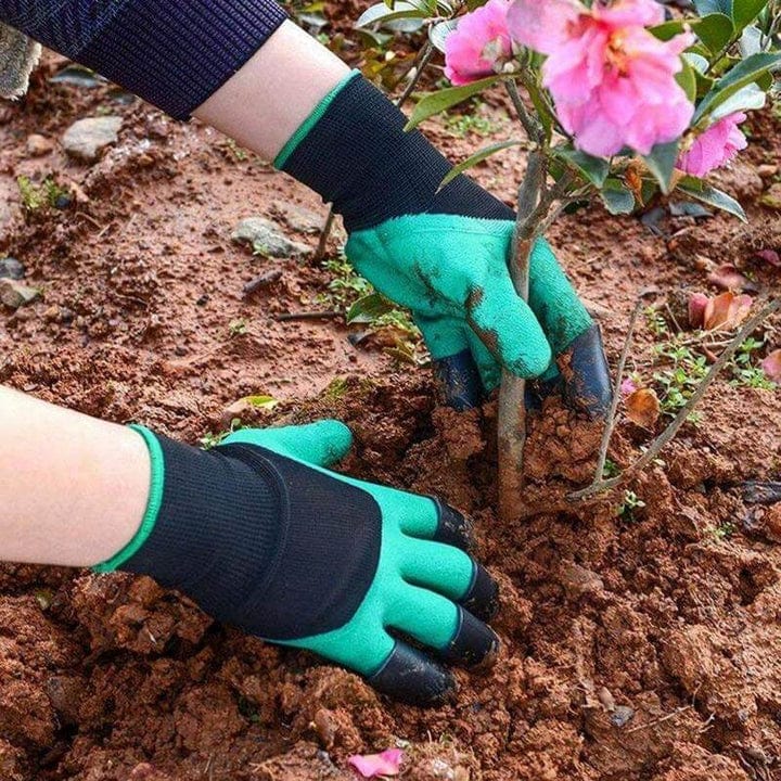 Gardening Gloves with Built-in Digging Claws for Outdoor Work