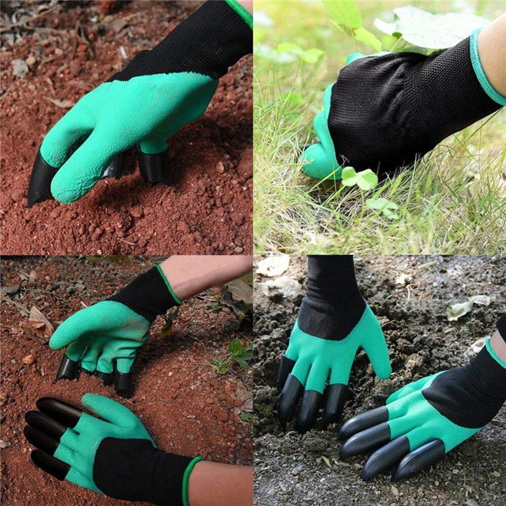 Gardening Gloves with Built-in Digging Claws for Outdoor Work