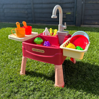 Kids Water Play Sink Set Water Table Indoor Outdoor Toy
