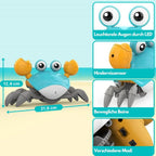 Crawling Crab Toy Mechanical Moving Animal Toy for Kids
