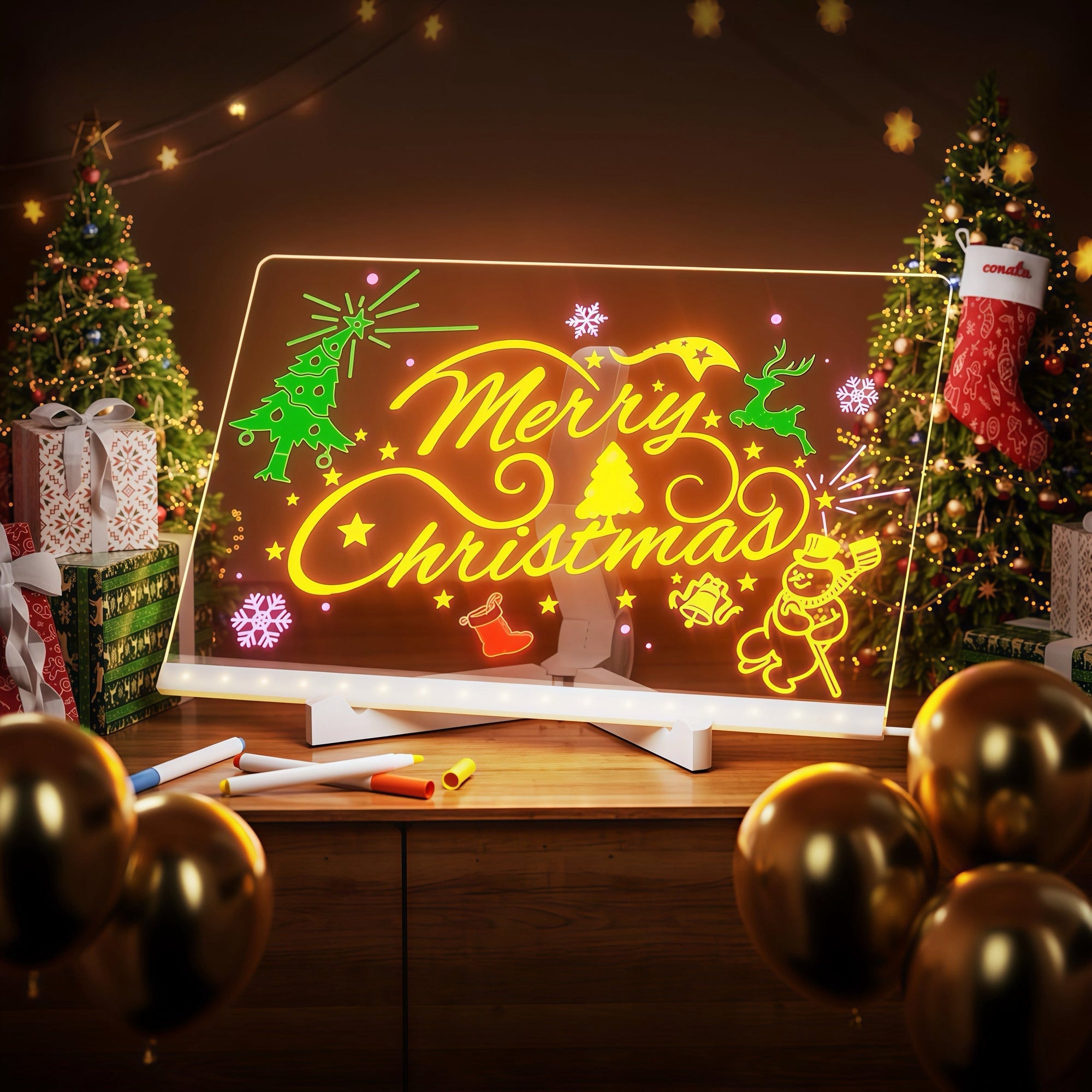 LED Writing Board Drawing Tablet for Kids