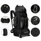 90L Waterproof Hiking Camping Backpack Gear Bag