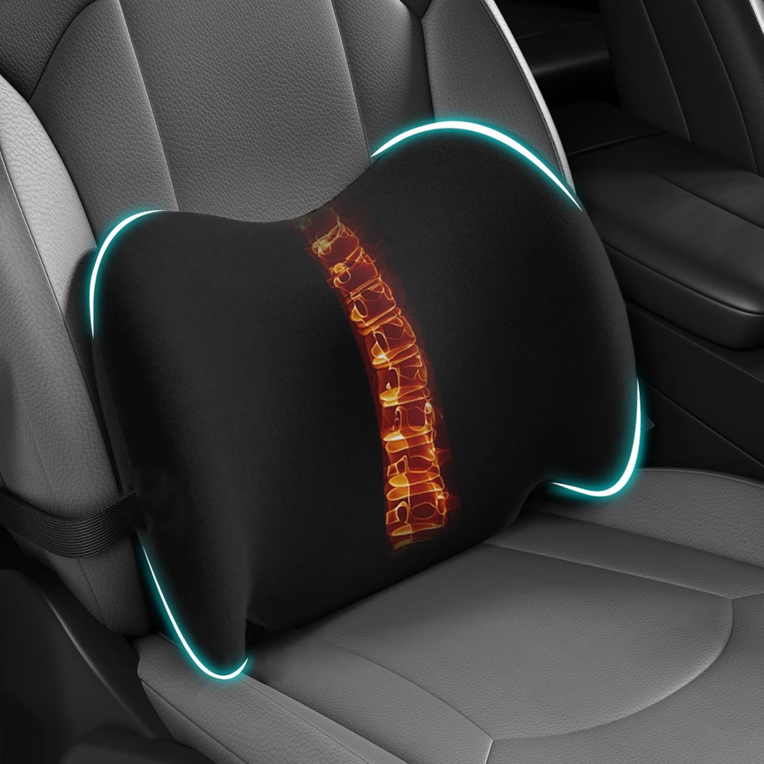 Memory Foam Lumbar Support Pillow Back Cushion