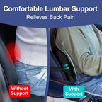 Memory Foam Lumbar Support Pillow Back Cushion