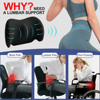 Memory Foam Lumbar Support Pillow Back Cushion