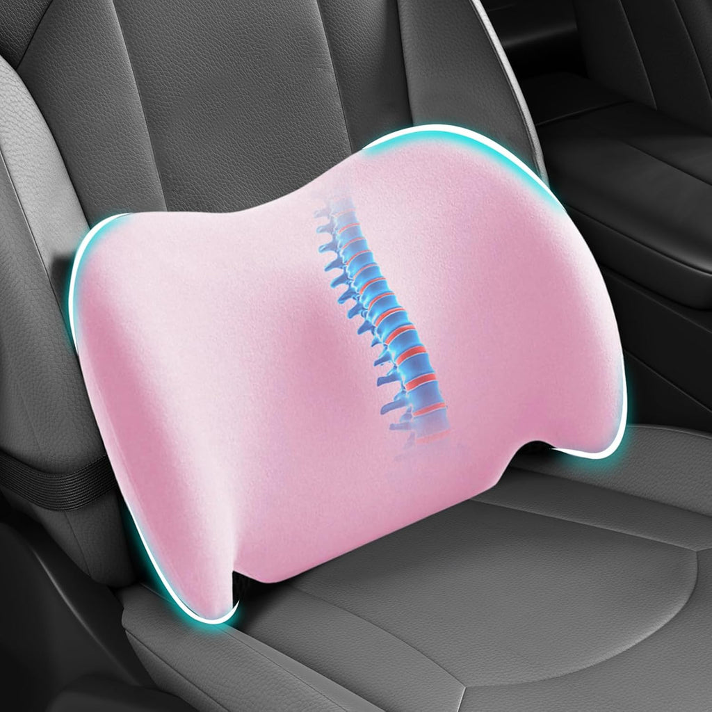 Memory Foam Lumbar Support Pillow Back Cushion