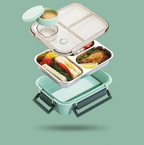 Compact Rectangular Lunch Box Portable Food Container