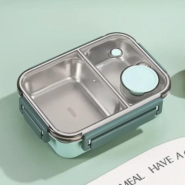 Compact Rectangular Lunch Box Portable Food Container