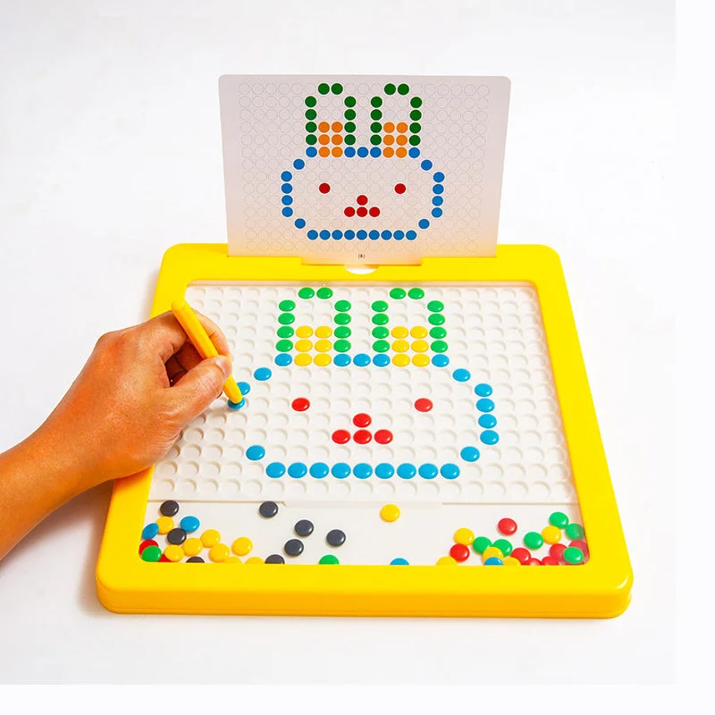 Magnetic Drawing Pad Montessori Dot Board for Kids Educational Toy