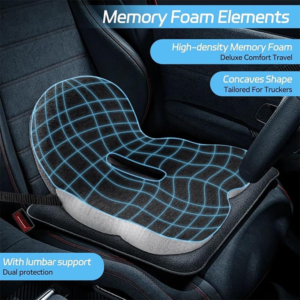 L Shaped Memory Foam Car Seat Cushion Pad