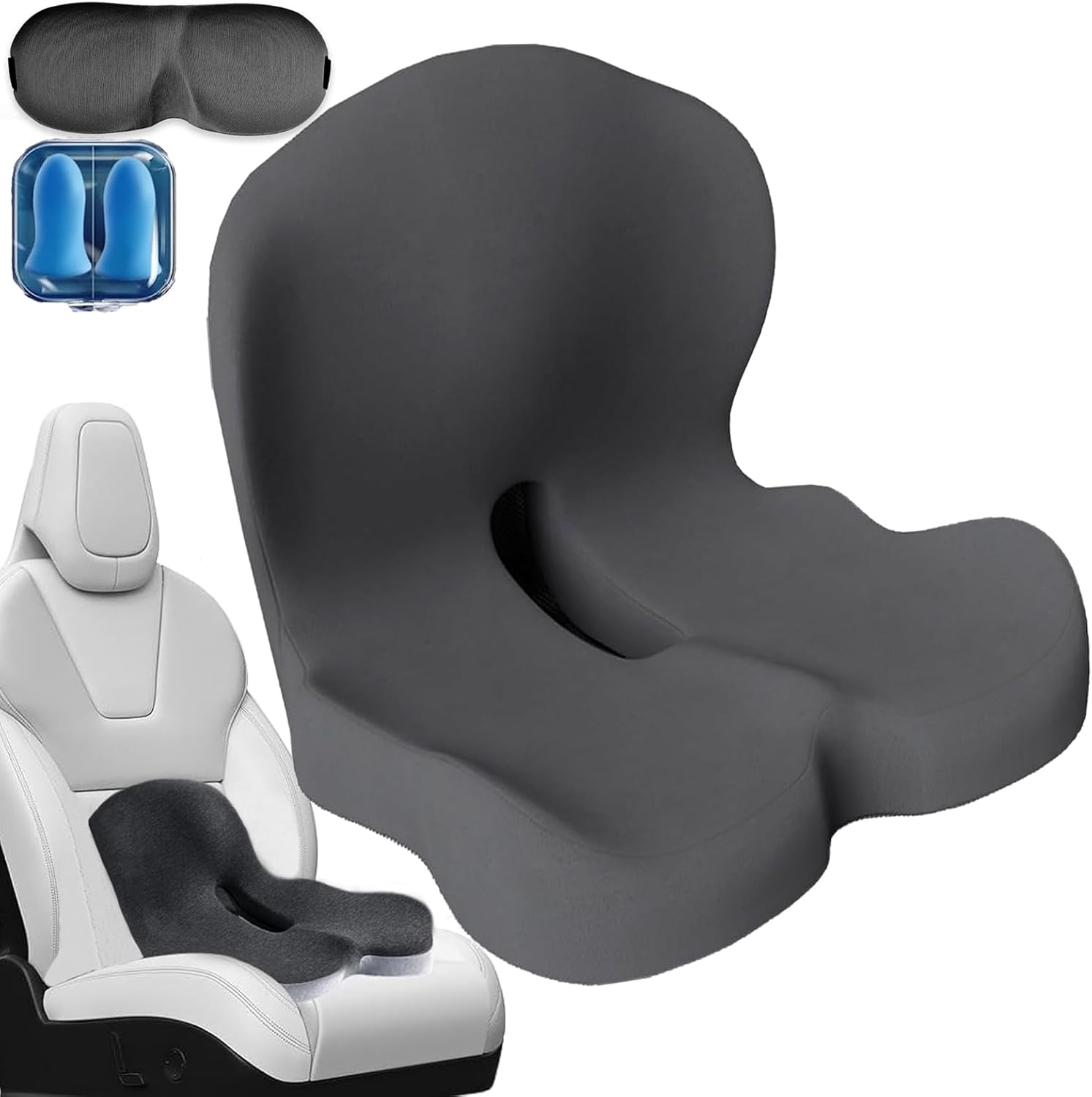 L Shaped Memory Foam Car Seat Cushion Pad