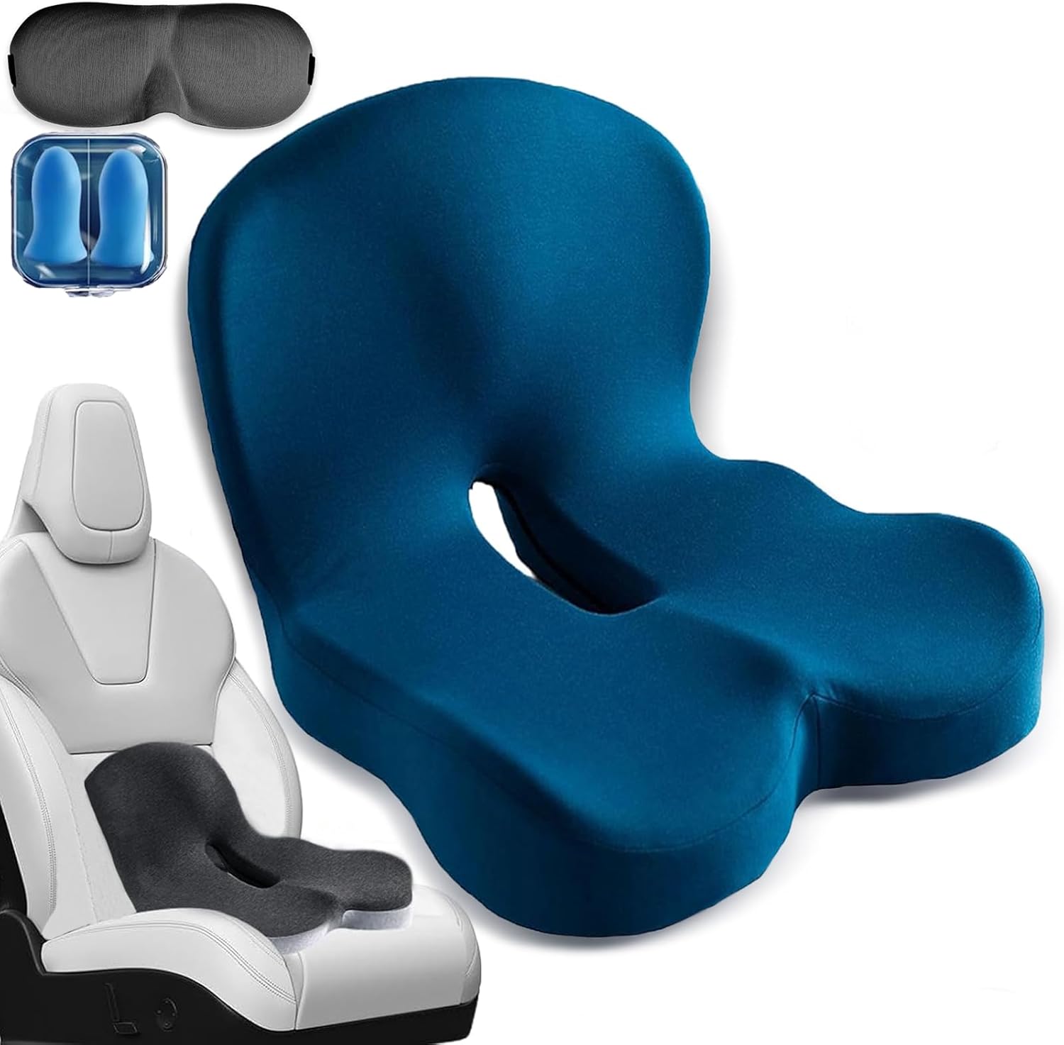 L Shaped Memory Foam Car Seat Cushion Pad