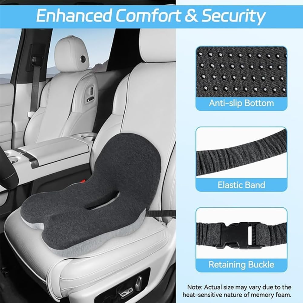 L Shaped Memory Foam Car Seat Cushion Pad