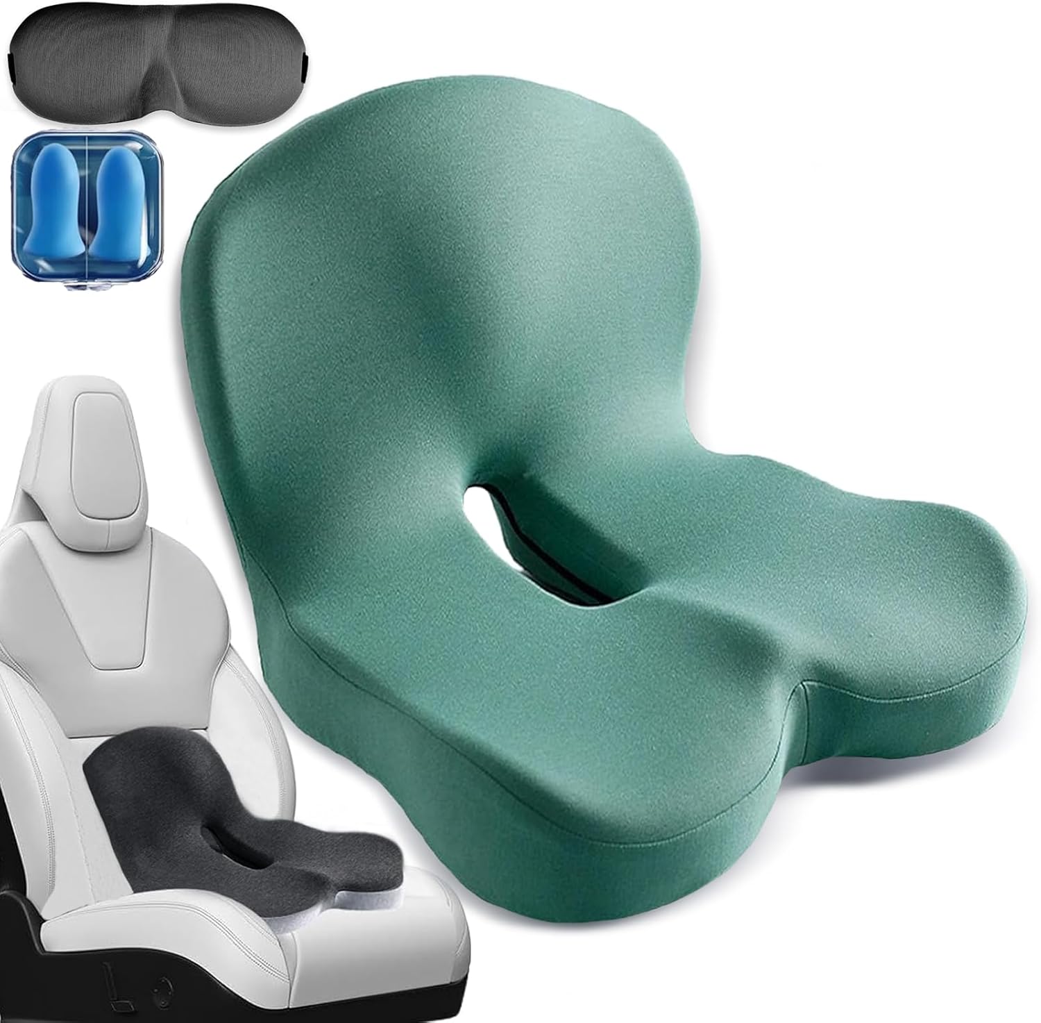 L Shaped Memory Foam Car Seat Cushion Pad