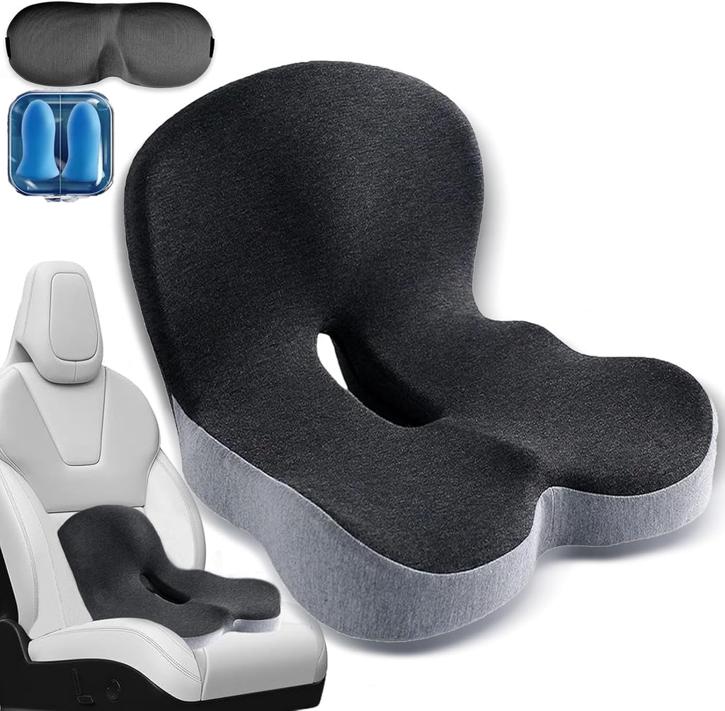 L Shaped Memory Foam Car Seat Cushion Pad