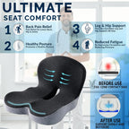 Memory Foam Seat Cushion for Office Chair and Truck Seats