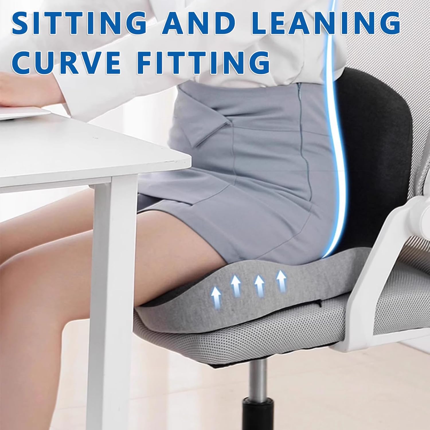 Memory Foam Seat Cushion for Car and Truck Drivers