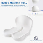 Memory Foam Seat Cushion for Car and Truck Drivers