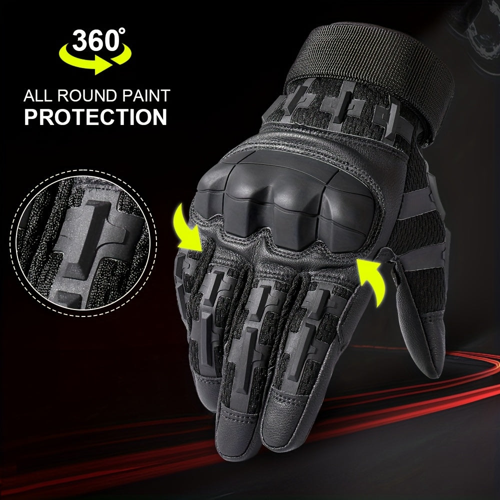 Men's Full Finger Motorcycle Tactical Gloves Hunting Gloves