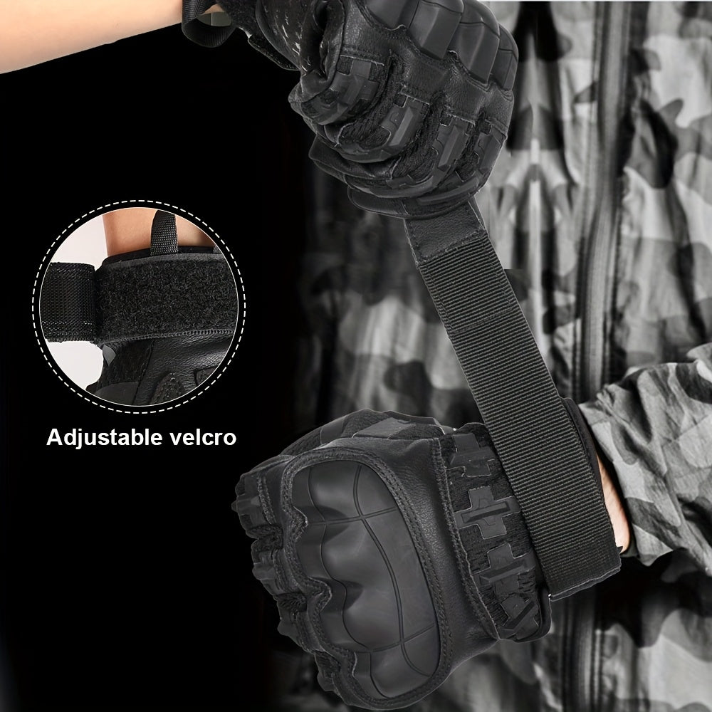 Men's Full Finger Motorcycle Tactical Gloves Hunting Gloves